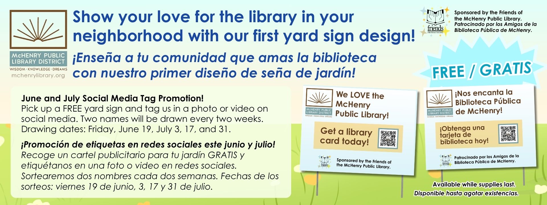 Yard Sign Promo